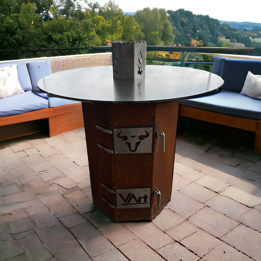 Feuertonne, Plancha Grill, Feuerplatte